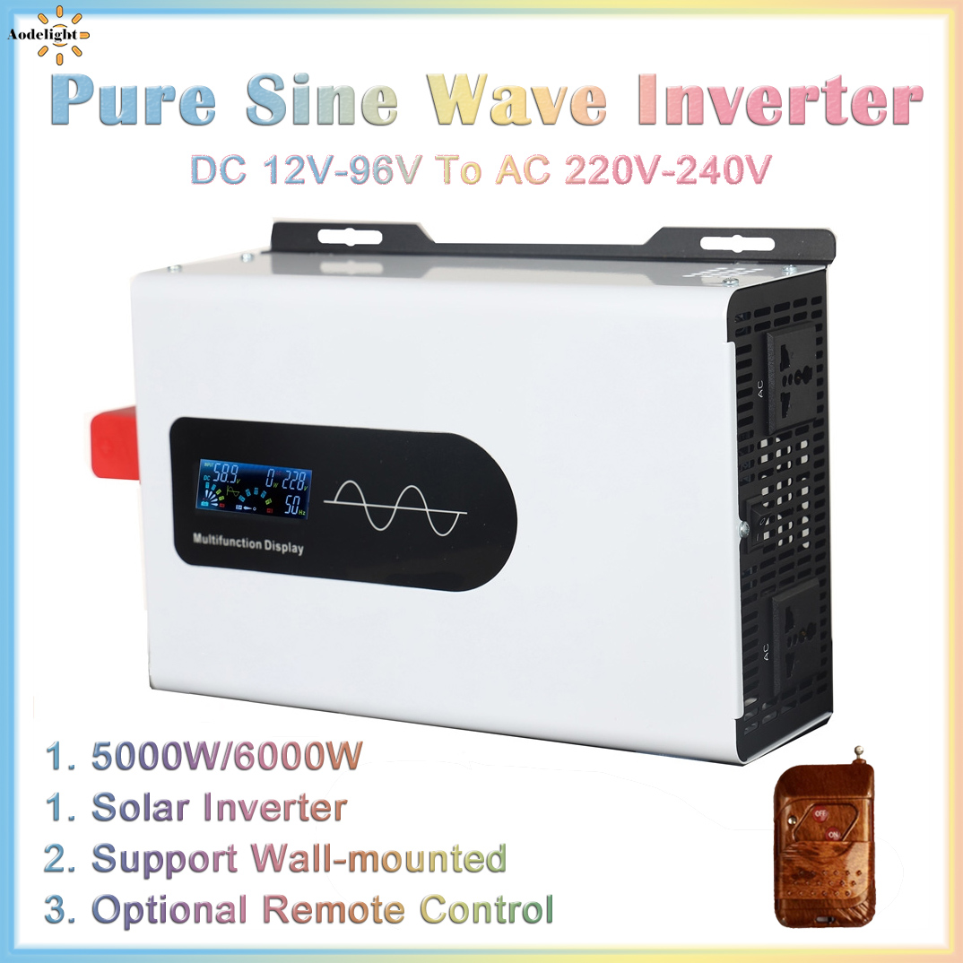 Off Grid Solar Inverter 48V 6000W - Inversor de onda senoidal pura 12V