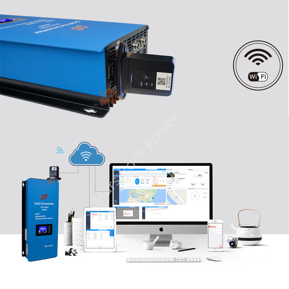 Inversor Solar de 2000W, 2 Fas - Grid Tie Inverter Limiter 2000W avaliação e preço