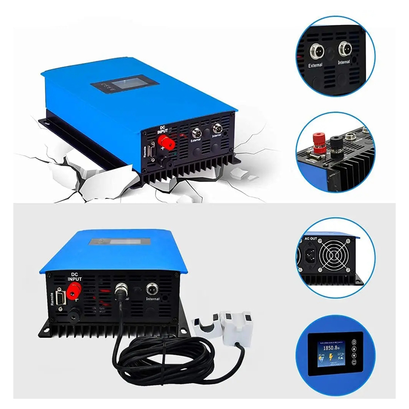 Inversor de grade de energia e - Grid Tie Inverter Limiter 2000W avaliação e preço
