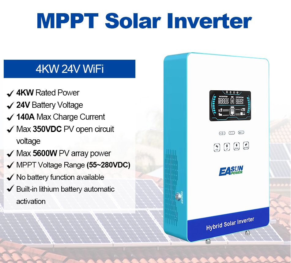 Inversor Híbrido Off-Grid EASU - Grid Tie Inverter Limiter 2000W avaliação e preço