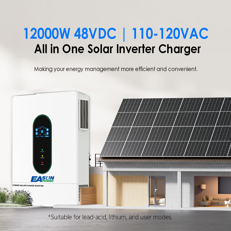 Inversor Solar Híbrido EASUN U - Grid Tie Inverter Limiter 2000W avaliação e preço