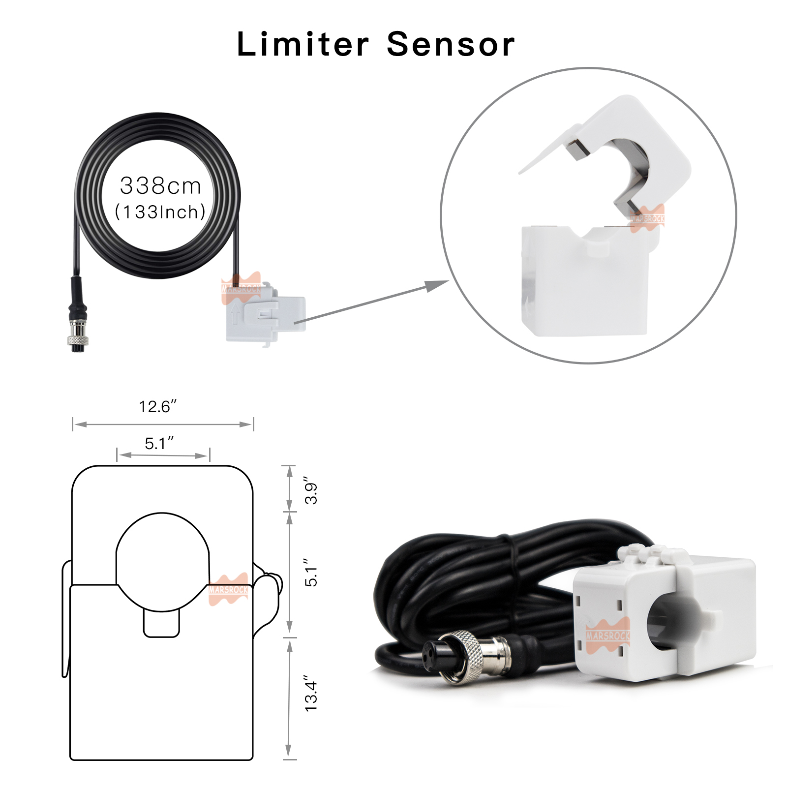 20m limitador sensor cabo para - Grid Tie Inverter Limiter 2000W avaliação e preço
